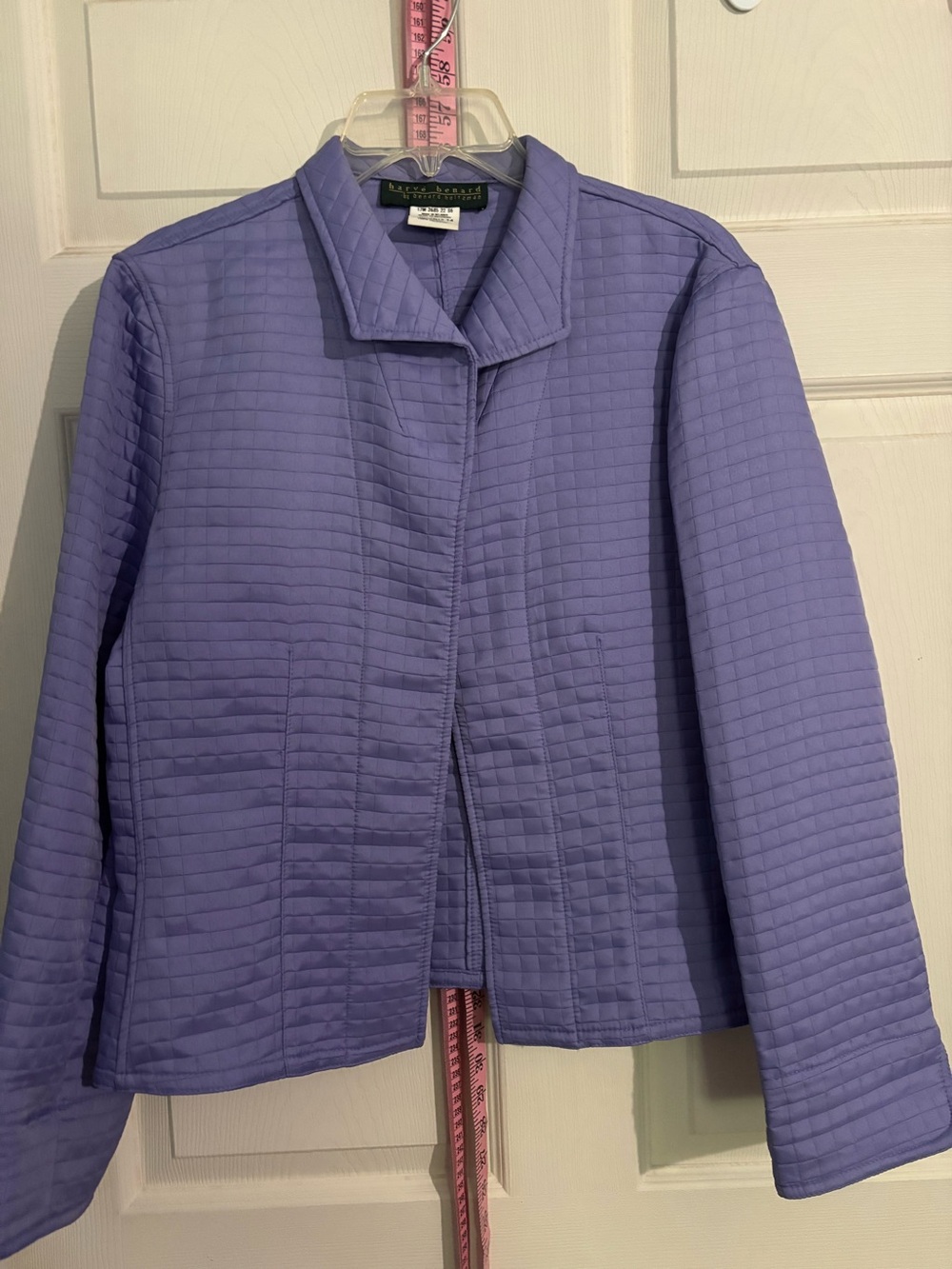 Harve Benard Quilted Lilac Blazer